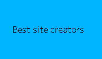 Best site creators